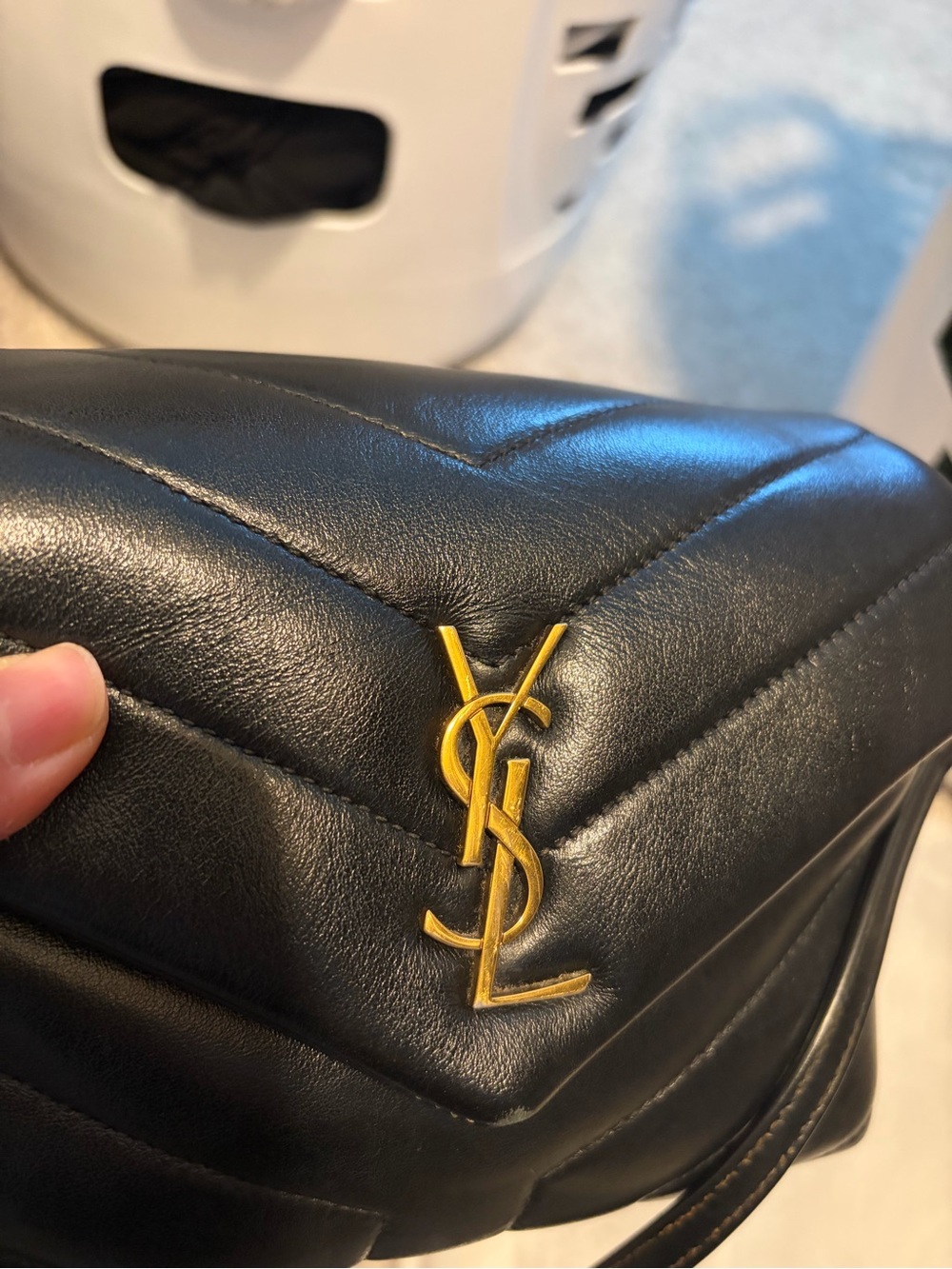 YSL Black Toy Lou Lou Bag - Picture 6 of 11